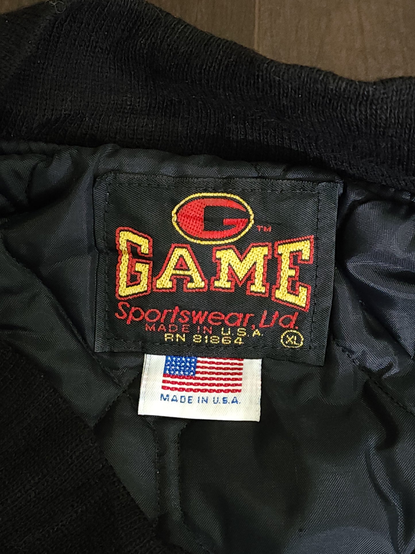 復古遊戲運動服有限公司校隊夾克