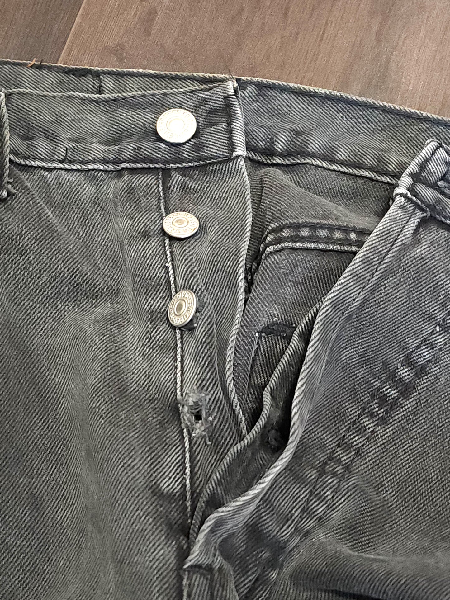 復古 Levi's 501 直筒羈扣牛仔褲 W37 L34