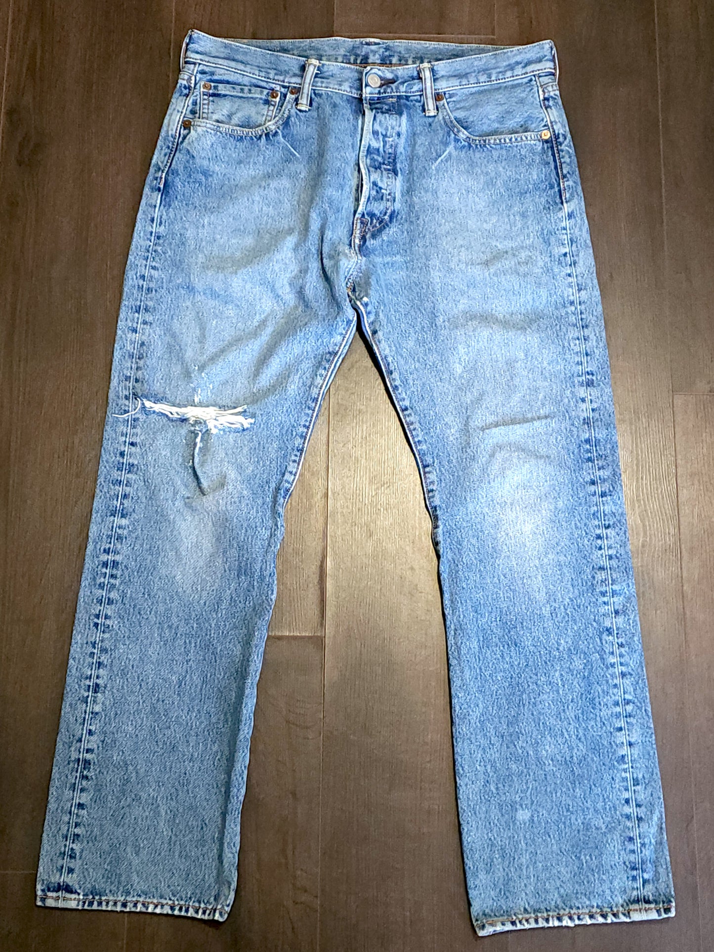 復古 Levi's 501 WPL 423 直筒羈扣牛仔褲 W33 L30