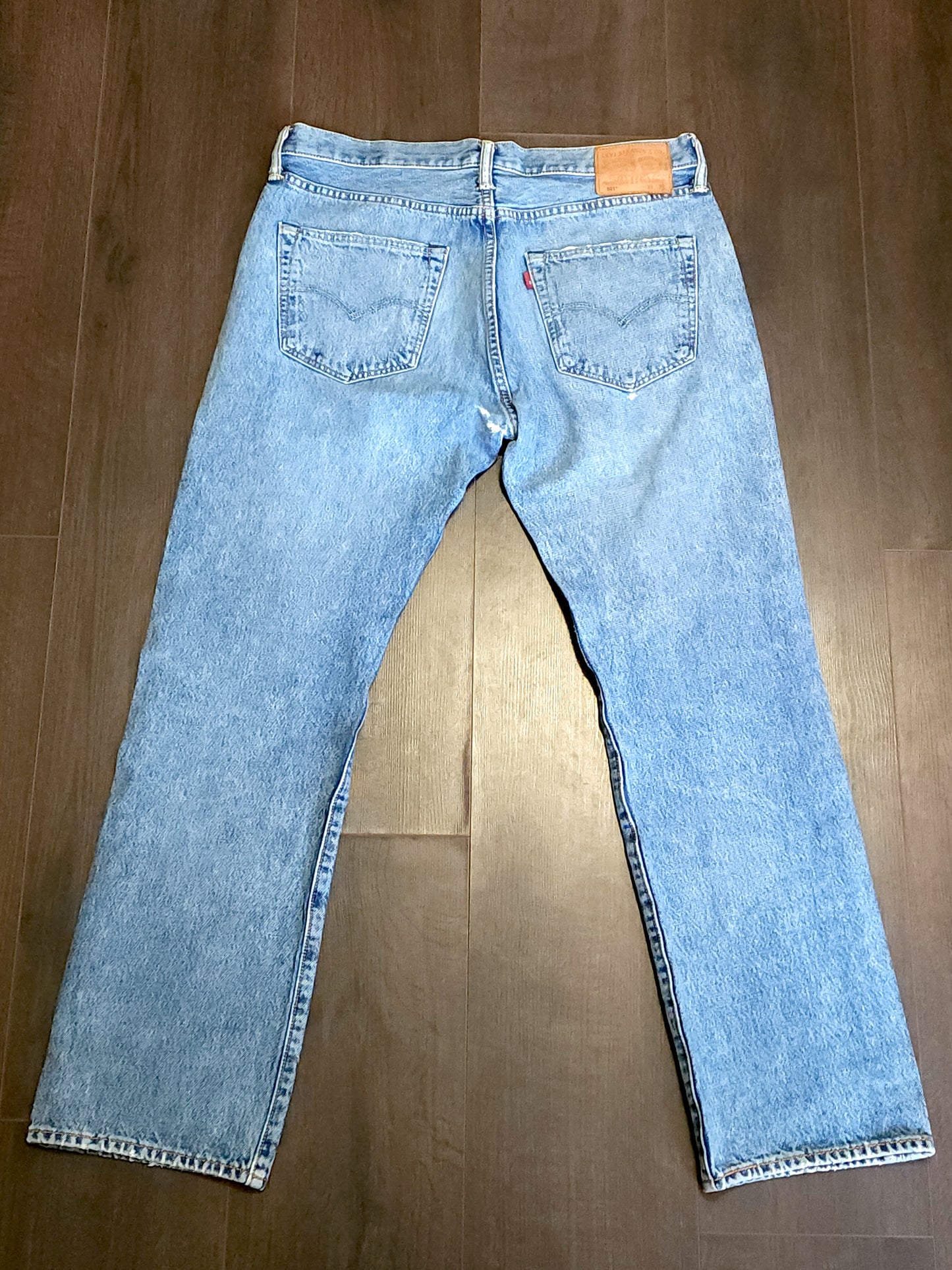 復古 Levi's 501 WPL 423 直筒羈扣牛仔褲 W33 L30