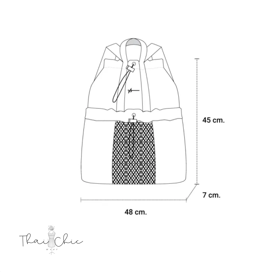 🌑 URTHE - DW NYLON BACKPACK
