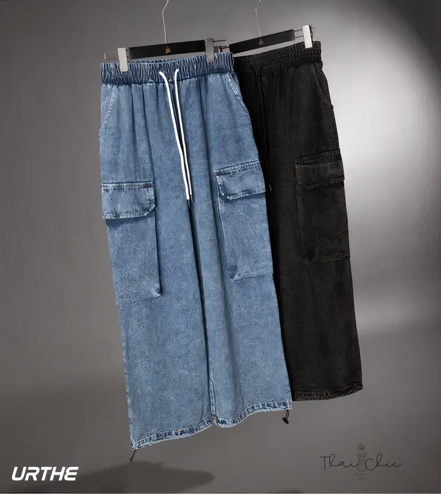 🌟 URTHE JEANS LONG 工裝長版牛仔褲 🌟