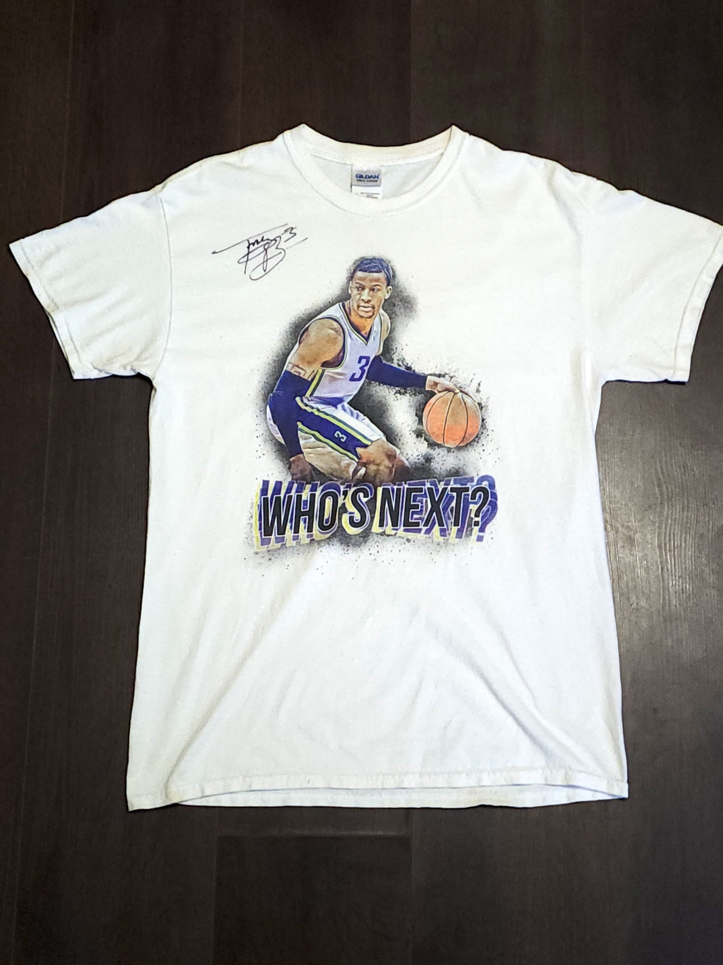 Trey Burke 簽名 T 卹