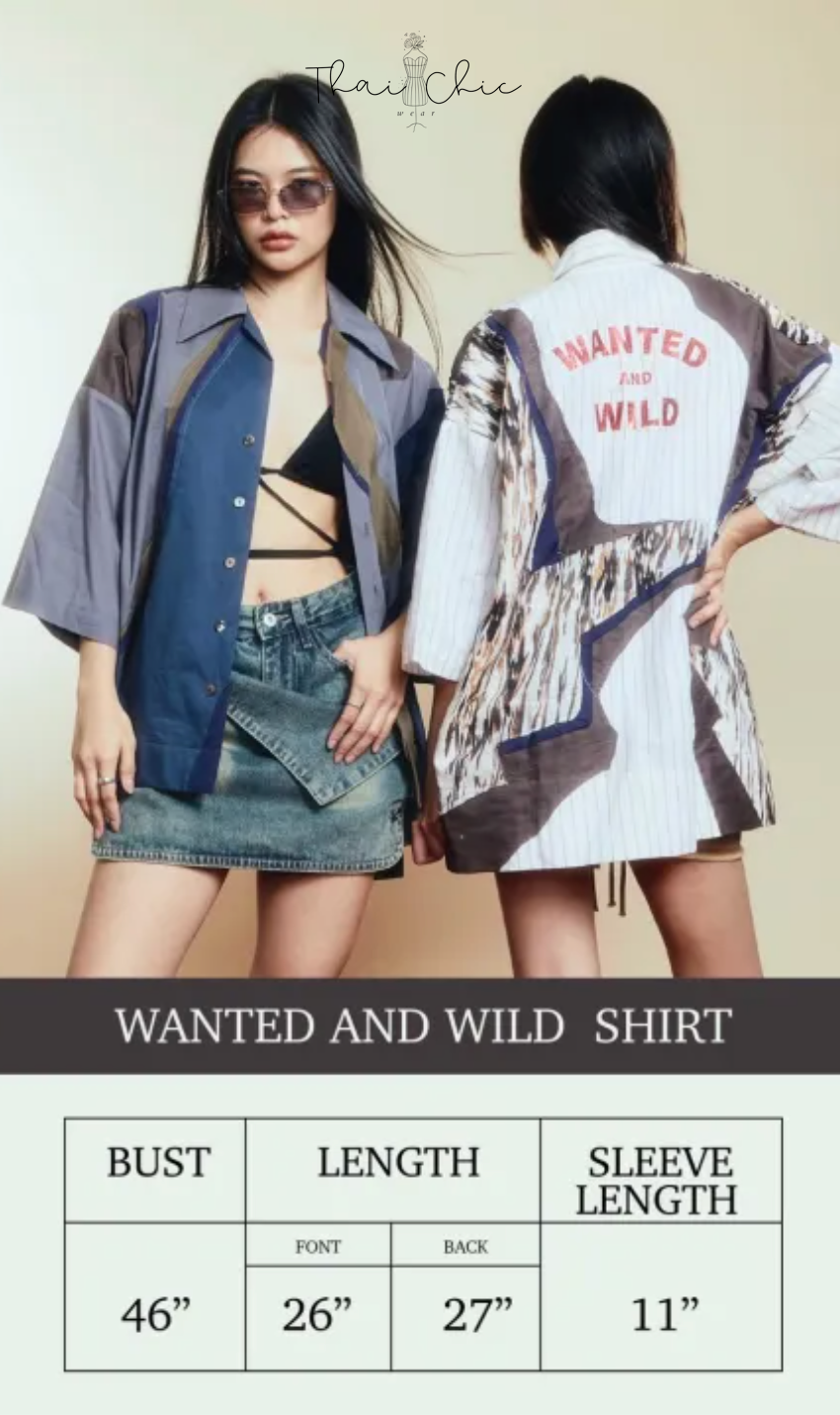 🖤WB.Project - WANTED AND WILD SHIRT🖤