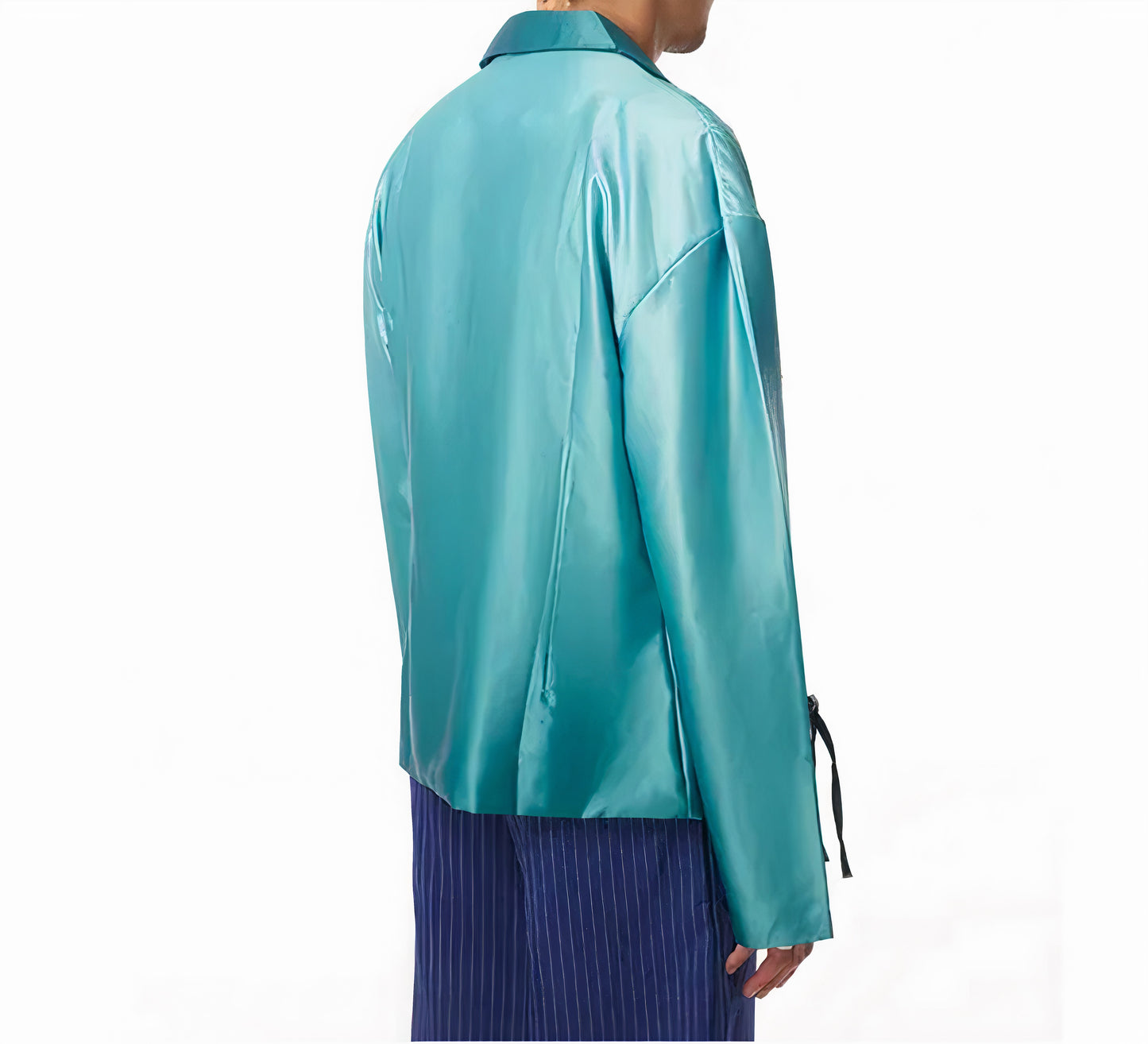 🌈Thaythem | Ombré Breeze Shirt in Emerald🌈