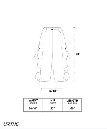 URTHE - 4P 2.0 四口袋長版工裝褲