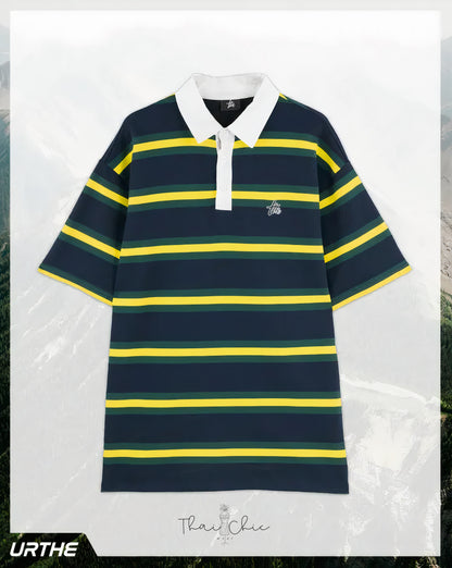 🌈 URTHE - STRIPE POLO MEN 🌈