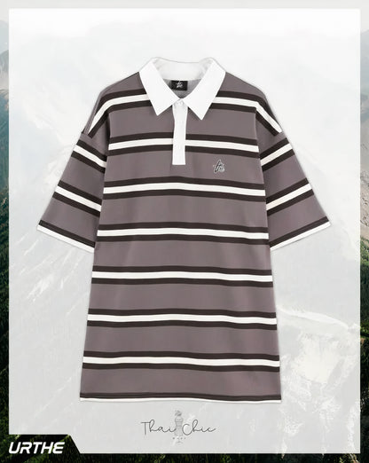 🌈 URTHE - STRIPE POLO MEN 🌈