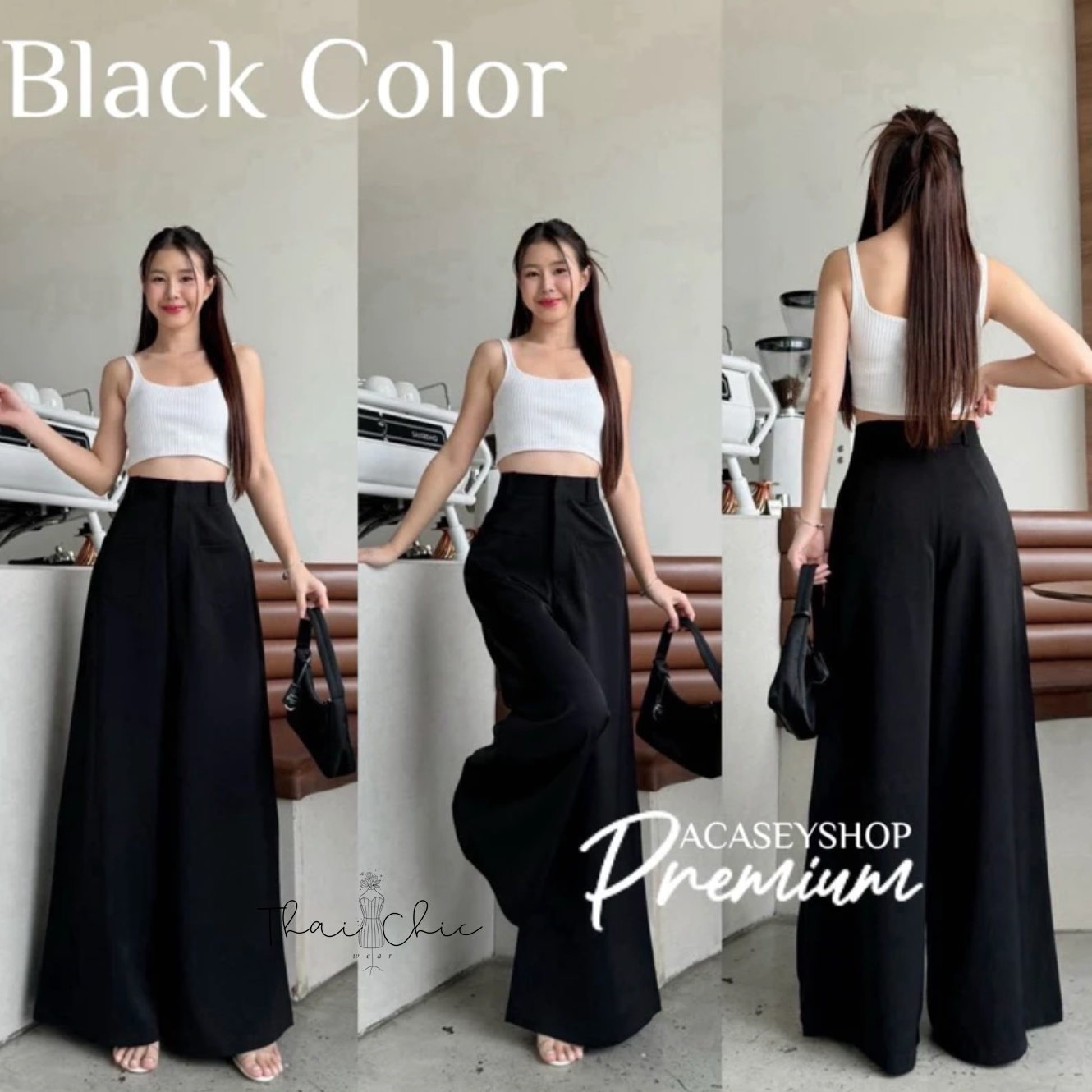 👖 Acasey Lily Premium Wide-Leg Pants