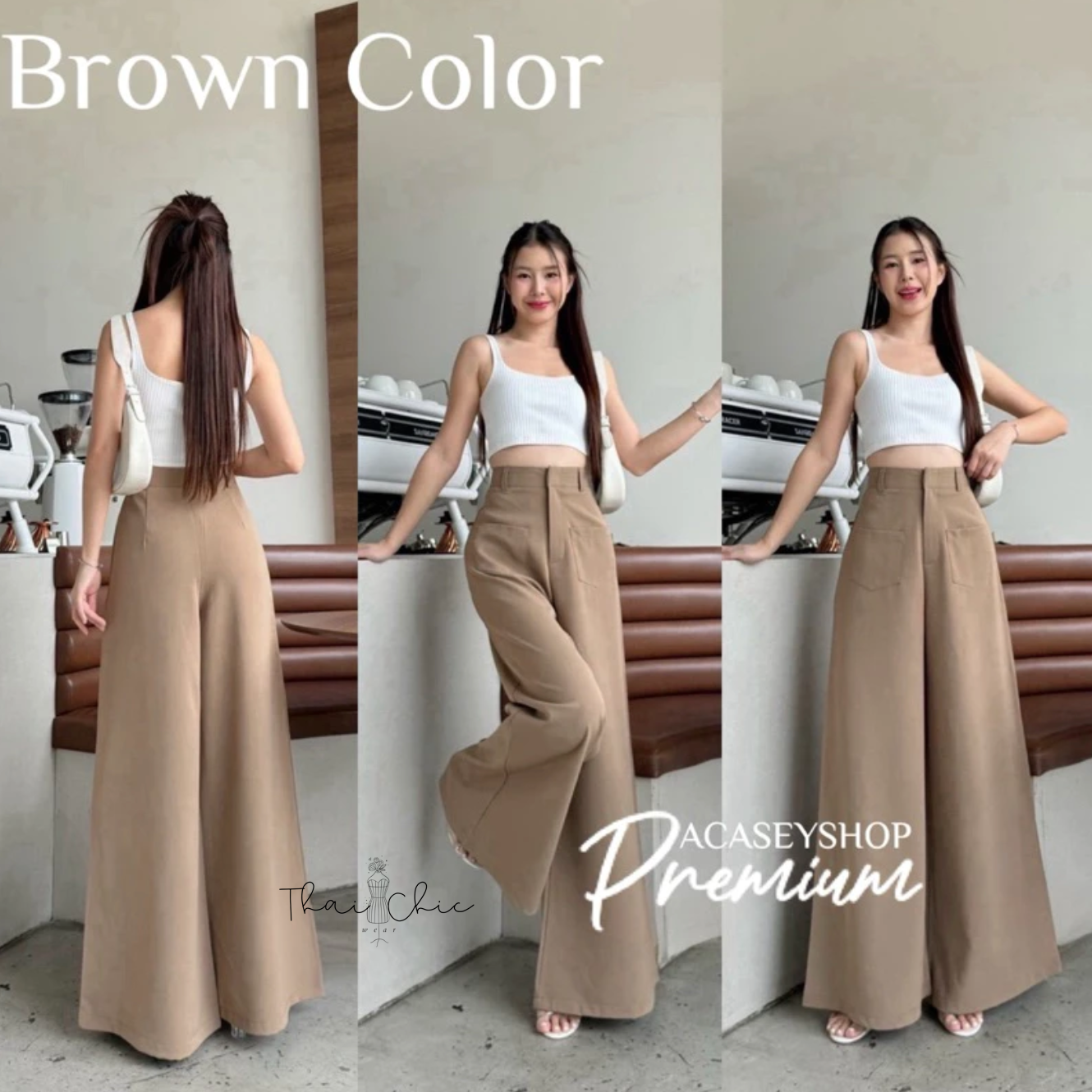 👖 Acasey Lily Premium Wide-Leg Pants