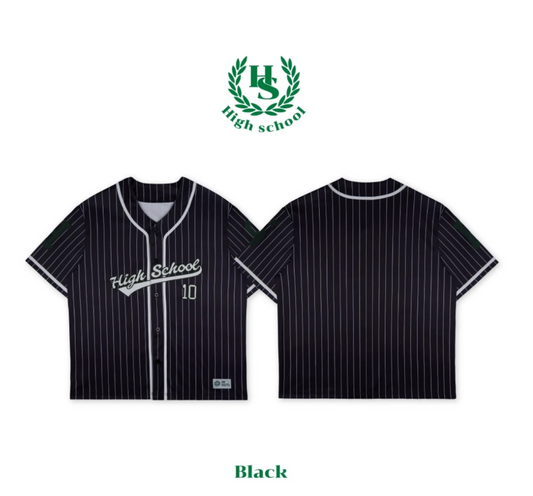 ⚾ High School Striped Baseball Shirt