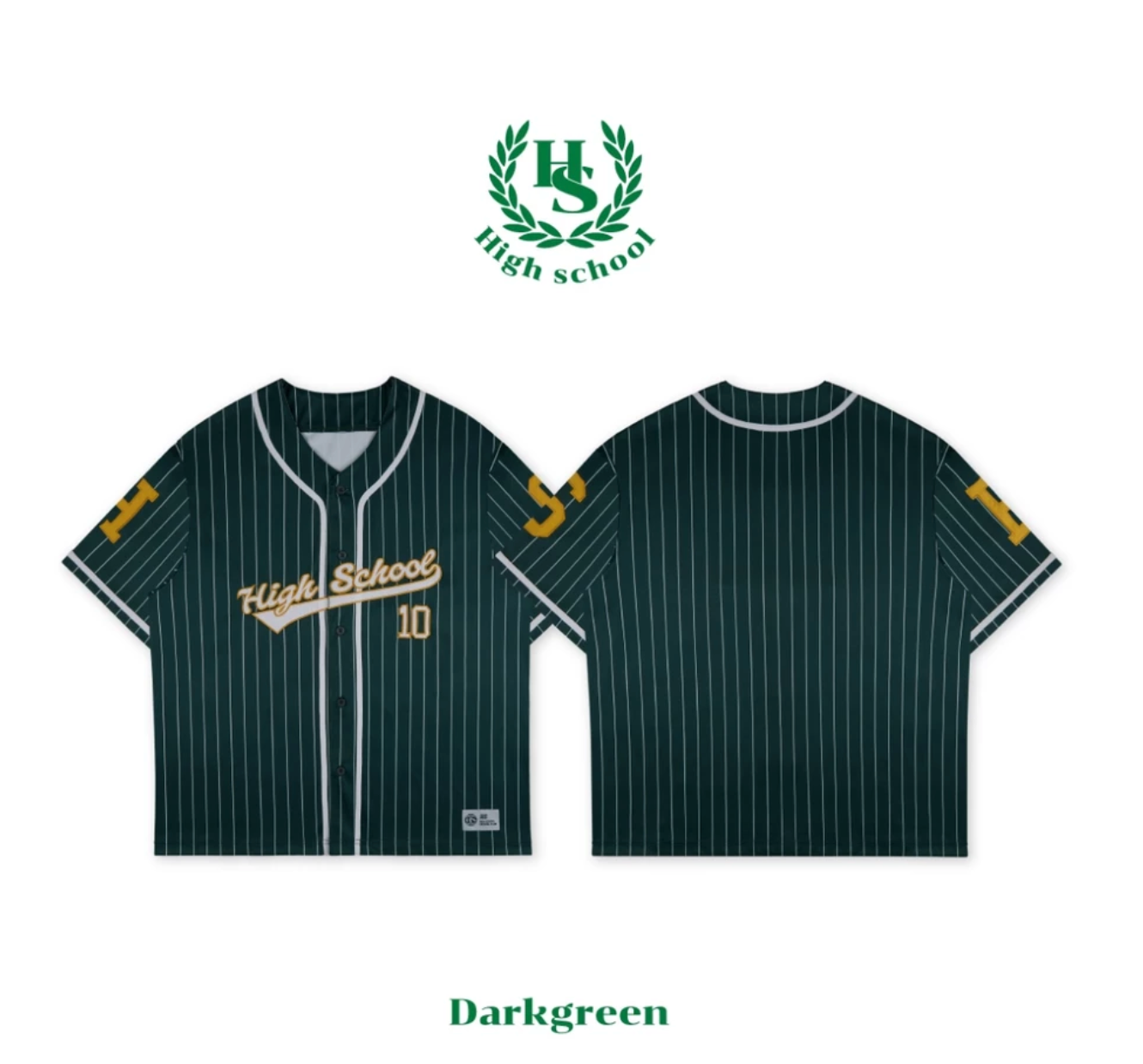 ⚾ High School Striped Baseball Shirt
