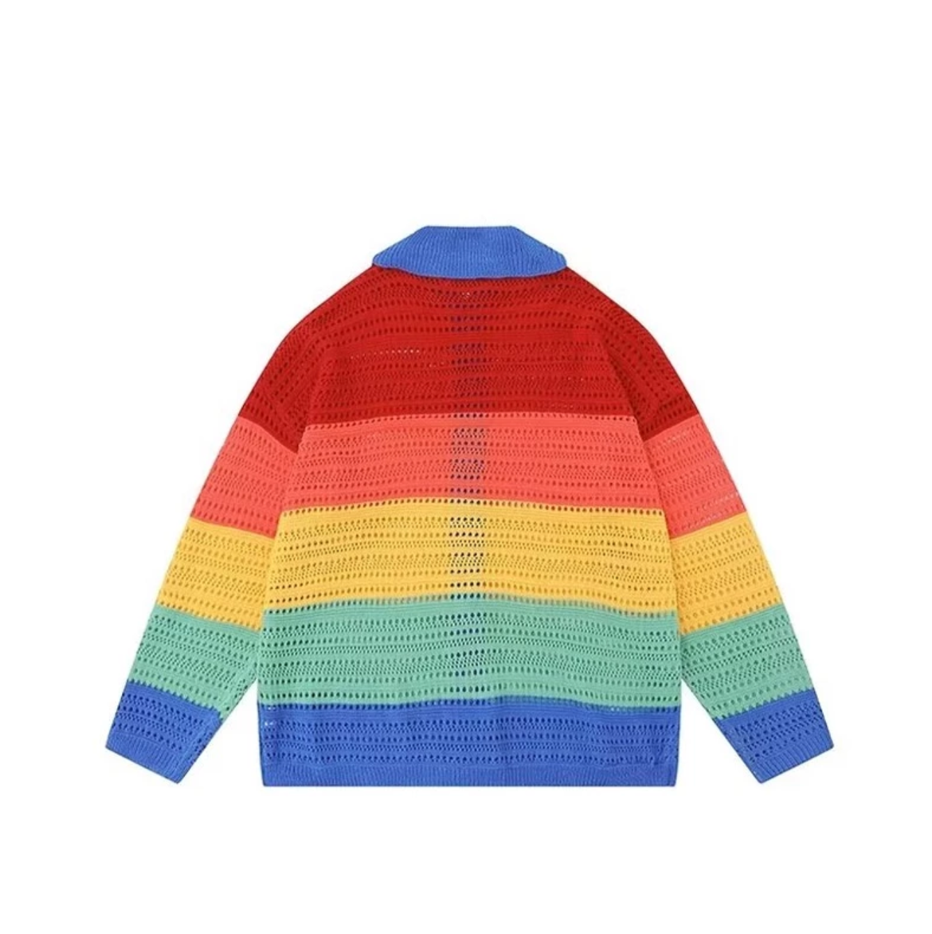 🌈 彩虹針織拉鍊衫🌈