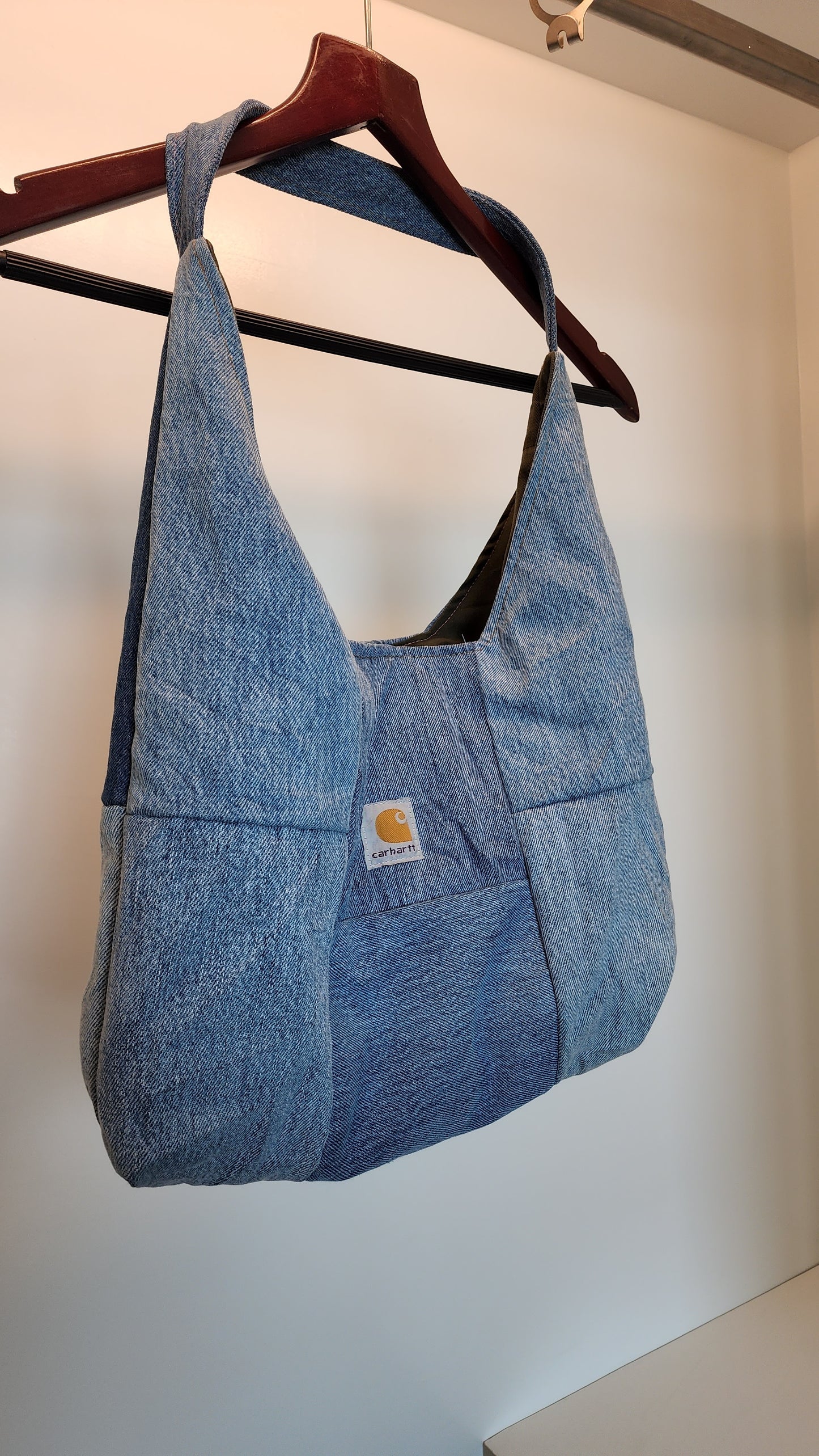 Vintage Remake Patchwork Denim Bag