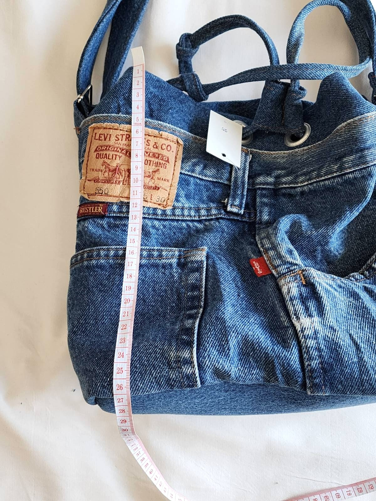 Vintage Remake Denim Bucket Bag