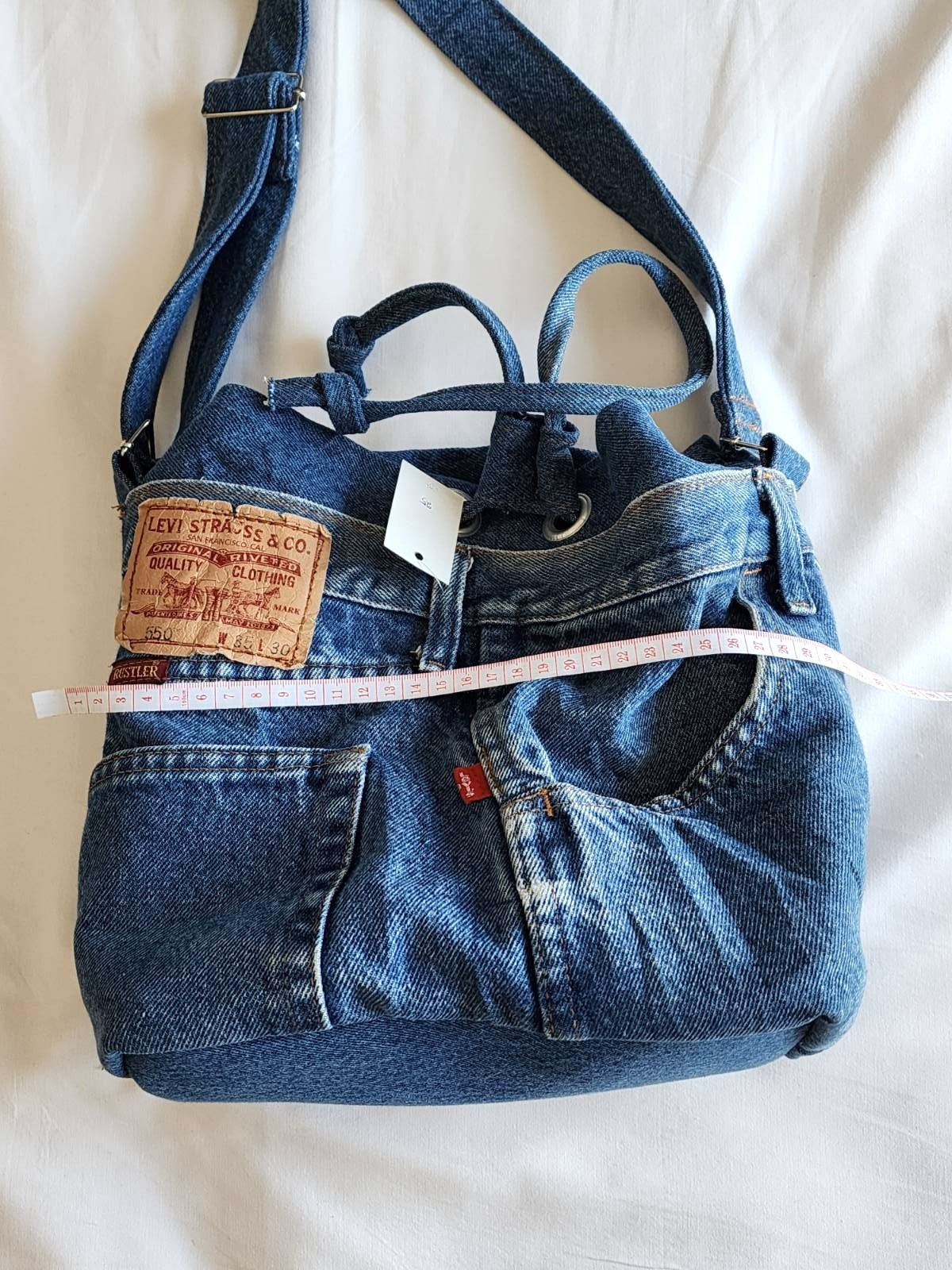 Vintage Remake Denim Bucket Bag